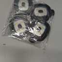 Mudder LED USB Rechargeable Beanie Light with Rubber Piece for LED Beanie Hat Craft Kits, Easy Install and Replaceable Headlamp Hat DIY Unisex Hand-Free Headlight for Men and Women(4 Pieces)