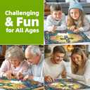 1000 Piece Stained Glass Cross Jigsaw Puzzle for Adults | Challenging & Colorful Design | Perfect for Family Game Nights & Thoughtful Gifts