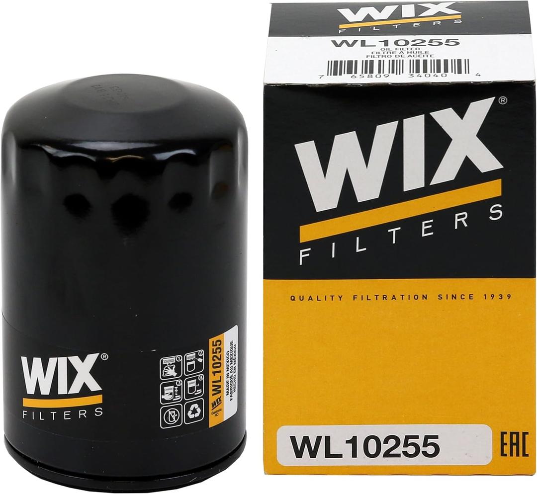 WIX WL10255 Oil Filter Replacement, Built for Synthetic and High Mileage Oil - Compatible With Various GM (11-20)