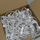 25FT Outdoor White String Lights with 27 Clear Bulbs, G40 Globe Patio String Lights for Indoor/Outdoor, Connectable Hanging Lights for Backyard Porch Balcony Party Decor - White Wire