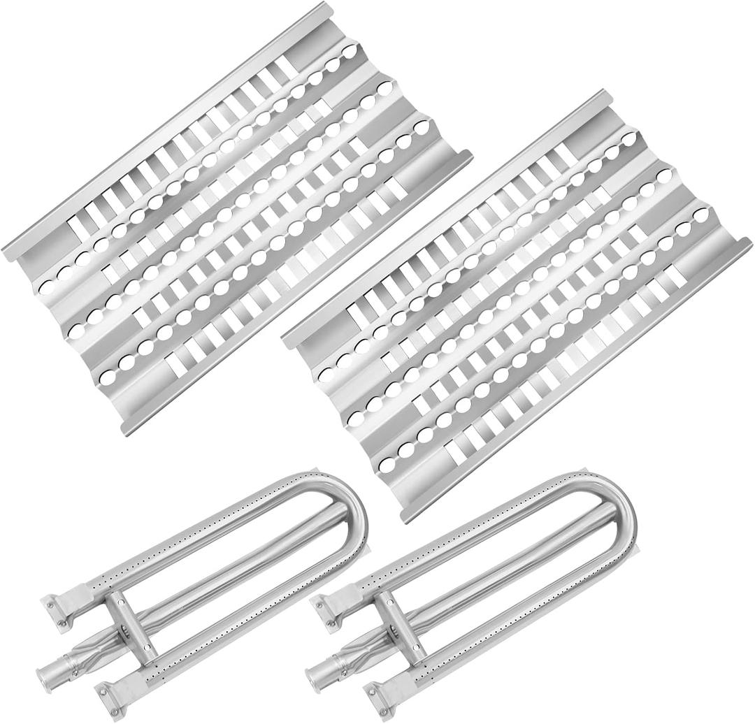 18 Grill Heat Plates Shield Grill Burners Radiant Tray for DCS Grills 27DBQR, DCS 36 BGB36-BQARL, 48 BGB48-BQARL, 30 BGB30-BQR-L, Dynamic Cooking Systems Gas Grill Replacement Parts
