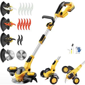 11 Inch Weed Wacker Cordless Compatible with DEWALT 20V MAX Battery