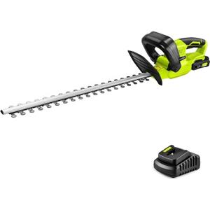 SnapFresh 20V Cordless Hedge Trimmer - 22" Dual-Action Blade,Electric Bush Trimmer,2.0Ah Battery & Fast Charger Included