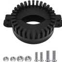 Flag Pole Christmas Tree Kit: Clamping Christmas Tree Flag Pole Mega Topper Light Hook,Outdoor Decoration for Christmas, Courtyard, Courtyard and Holiday Party Supplies