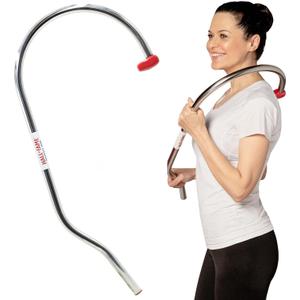 Hall of Fame Neck & Back Massager Tool - Trigger Point Massage Tool with Self Massage Hook for Pain Relief, Shoulder, Neck, and Back Muscle Knot Remover - Gift for Men and Women Hall of Fame Neck & Back Massager Tool - Trigger Point Massage Tool with Self Massage Hook for Pain Relief, Shoulder, Neck, and Back Muscle Knot Remover - Gift for Men and Women
