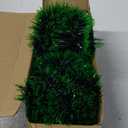 2 Pack Christmas Garland with Lights, Total 38 Feet 80 Led Battery Operated Pre-Lit Long Garland for Stairs Railing Fireplace Mantle Door Frame Decor Green Greenery Indoor Outdoor Office Decorations