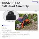 Replacement 107512-01 Cap/Bulb Assy for Remington Electric Chainsaw and Polesaws 079084-01 (Pack of 2)
