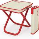 Folding Stool Camping Stool, Portable Folding Stool with Carrying Bag, 12-Inch Portable Chair (1.3Lbs), Outdoor Travel Footstool