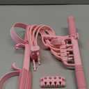 Multifunction Tension Rope, 8-Tube Elastic Exercise Bands Resistance with Handle & Pedal Non-Slip Full-Body Stretching Strap for Abdomen/Waist/Arm/Leg