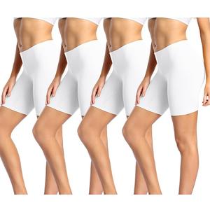 wirarpa Women's Cotton Boy Shorts Underwear Anti Chafing Soft Biker Short Plus Boy Shorts Panties 4 Pack S
