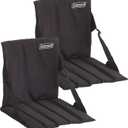 Coleman Stadium Seat, 2-Pack, with Built in Storage and Padded Seat, Easy to Carry, 15.5"D x 15.5"W x 15.5"H