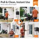 Giraffe Tools 65 FT Retractable Wall Mounted Pressure Washer G20, 2500 PSI