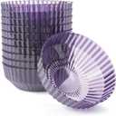 Exquisite Purple Plastic Bowls Disposable - 16 Oz - 20 Count - Disposable Soup Bowls - Great for Weddings Parties And Formal Occasions