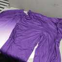 PINSV Women 2 Piece Outfits Short Sleeve Top and Flare Pants Lounge Sets Tracksuit Size 3XL