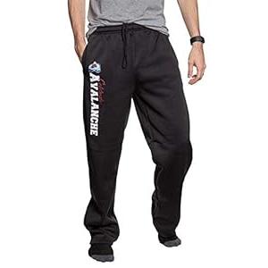 NHL Mens Polyfleece Sweatpants, Colorado Avalanche, X-Large