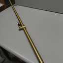 DIYHD 6.6FT Bronze Frameless Sliding Shower Room Rolling Track Barn Style Shower Door Hardware, Stainless Steel,Bronze Surface,No Glass