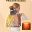 BOB AND BRAD Weighted Heating Pad for Neck Shoulders and Back Pain Relief, FSA Eligible/HSA Eligible, 2.2lb Electric Heating Pad, ETL Certified, Birthday Christmas Gifts for Women Men Mom Dad, 20"x22"