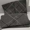 COSY HOMEER Kitchen Mats, 2 PCS Kitchen Rug Non Slip Washable, Absorbent Runner Rugs for Kitchen Floor, Polyester Kitchen Sink Rug 24"x36" + 24"x60"(Grey)