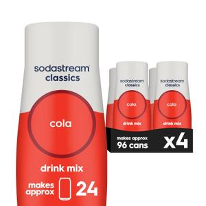 SodaStream Cola, 14.8 Fl Oz (Pack of 4) (EXP 11/09/26)