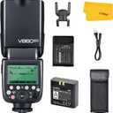Godox V860II-S TTL Flash for Sony, GN60 2.4G Wireless Speedlight HSS 1/8000s External Speedlite for Sony, 2000mAh Rechargable Li-ion Battery, 650 Full Power Flashes, 1.5s Recycle Time