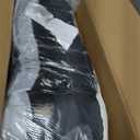 Foldable Mattress Twin Memory Foam Tri Folding Sleeping Pad, 75x38x4" White