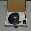 Portable CD Player, Disman CD Player for Car, Battery Powered Personal CD Music Player with Headphones Jack, Built-in 1000mAh Battery, Aux-Out Cable/TF Slot, LCD Display, Anti-Skip for Home