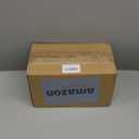 Winlyn Set of 2 Small Artificial Potted Plants Faux Eucalyptus Plant in White Geometric Ceramic Pots Small Desk Potted Plants 7.1" Tall for Home Office Room Decorations Wedding Greenery Centerpiece