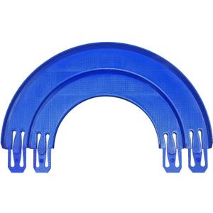 K TOMOTO 180 Degree Banked Turn, Double Racetrack Connector Compatible with Hot Wheels, Curved Track Pieces for 1:64 Vehicle & Slot Car Race Lane Building