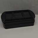 Multi-Purpose Pull-Out Storage Organizers, Under Sink/Cabinet Organizers and Storage for Bathroom & Kitchen, Black, 12.8 Inches, 2 Packs