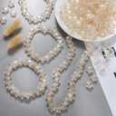 Kenning 500 Pcs 13mm Star Beads Gold Glitter Star Pony Glitter Pony Beads for DIY Jewelry Making, Hair Braiding, Bracelets & Necklace