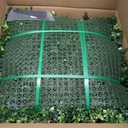 20"x20" (12 Pieces) Artificial Boxwood Greenery Grass Wall Panels