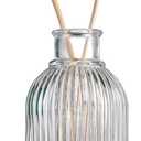 Small Glass Vases for Centerpieces, Small Flower Vases for Centerpieces, Vintage Mini Vase, Clear Bud Vase for Wedding Table Decor 6 Pcs