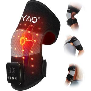 Cordless Red Light Therapy for Knee Pain Relief 4000mAh Battery Portable Wireless Near Infrared Light Therapy Devices Wearable Wrap for Arm Elbow Muscle Relax Treatment Pad