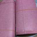 PATIKIL Lamp shades for Table Lamps Set of 2, 11.4" Top x 12.6" Bottom x 9.8" High Drum Lamp shades for Floor Lamps Medium Linen Lampshade Easy Assembly for Lamp Replacement, Pink