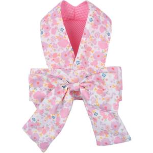 Pinkaholic New York Amabel Dog Harness Flower Pattern Fashionable Cute Spring Summer Harness for Small Dogs, Pink, Large