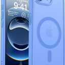 CANSHN Magnetic for iPhone 17e / 16e Case, Upgraded [Full Camera Protection] [Compatible with Magsafe] [Translucent Matte] Shockproof Protective Phone Case for iPhone 17e / 16e - Ultramarine