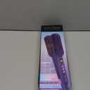 John Frieda - Heated 2-in-1 Hairbrush & Waver, Ceramic Straightener Brush, 4 Heat Settings, Anti-Frizz, Quick 30s Heat-Up, Auto Shut-Off, Tools for Styling & Wavy Hair