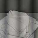 POLYTE 430 GSM Microfiber Quick Dry Lint Free Oversize Bath Towel Set, 6 Piece (Waffle Weave) (White)