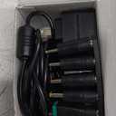 TKDY 12V 2A Power Supply Adapter with On/Off Switch & 5 Tips, 100-240V AC to DC 12 Volt 24W Converter, for LED Strip Light, CCTV Camera, Router, Speaker, LCD Monitor.