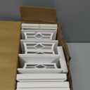 VOLISUN Solar Post Cap Light Outdoor Waterproof: RGB Color Changing - Solar Fence Cap Flashing Lights 4Pack White for 4x4 5x5 6x6 Wooden Vinyl Post