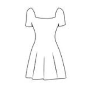 Women's Short Dress White Size 2XL
