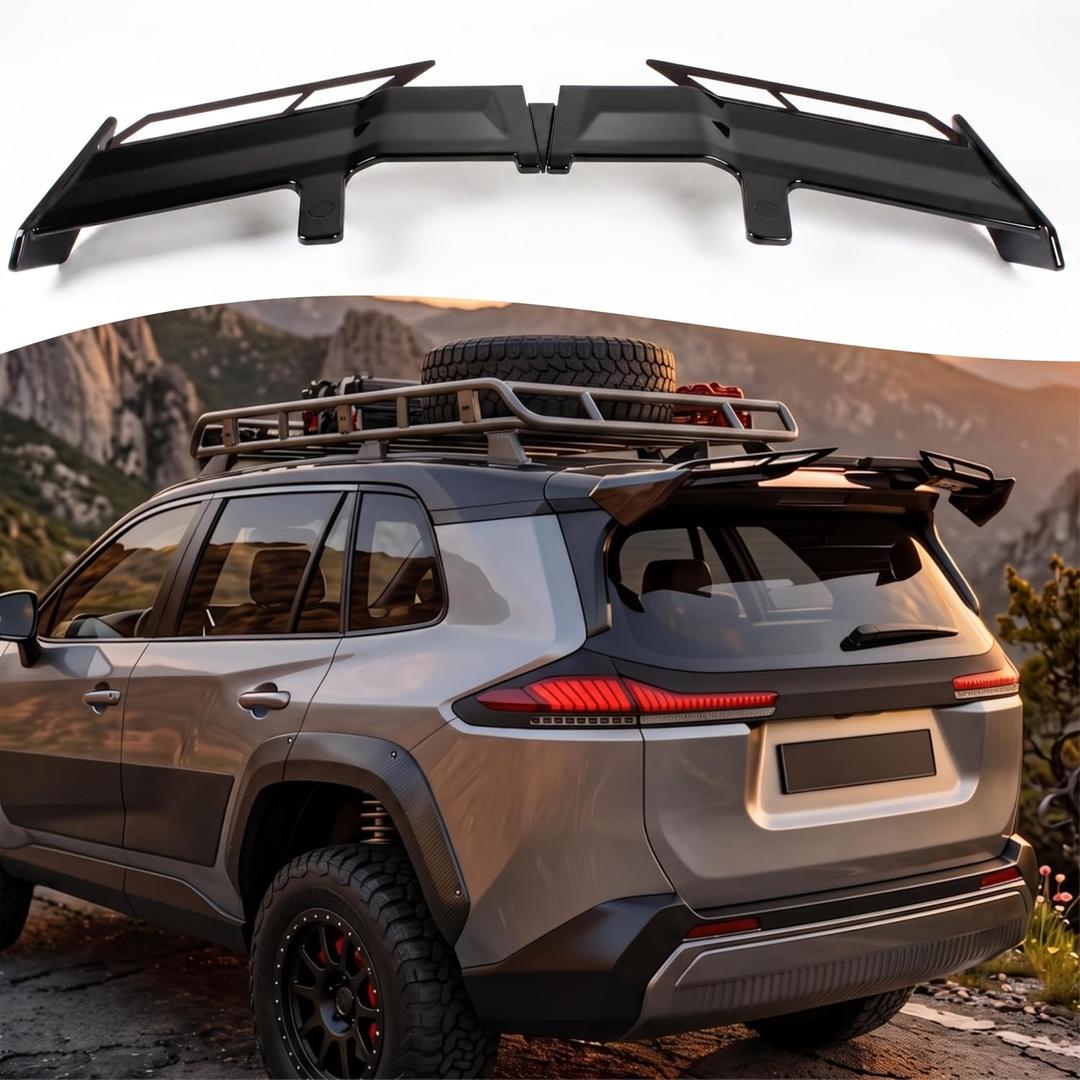 Rear Window Spoiler Roof Wing Fit for Toyota RAV4 SUV 2019-2025 2026 All Trims Gloss Black Sport Style Top Wing Lip Exterior Accessories