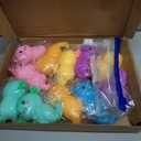 Meooeck 12 Pcs Mini Axolotl Stress Relief Balls Salamander Fidget Sensory Items, Office Stress Relief, Birthday and Stocking Stuffers(Classic Style,TPR)