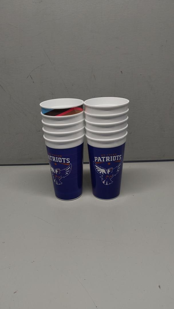 Lightweight Plastic Cups Mix (Pack Of 10)