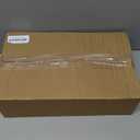 Elevated Ceramic Dog Bowl Set - Raised Dog Bowls with Non Slip Bamboo Stand, Food and Water Bowl Set for Kitty, Cats and Toy Breed Dogs, Pet Bowls, Weighted Dogs Dishes (5.1'', 2*16OZ, Grey)