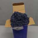 MIULEE Pack of 2 Throw Pillow Covers 18x18 Inch Neutral Navy Blue Faux Fur Decorative Sherpa Pillow Covers Fuzzy Accent Soft Sheepskin Fleece Cushion Cases for Boho Home Decor Couch Living Room Bed