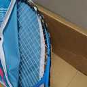 AMA SPORT Kids Tennis Racket for Junior Toddlers Starter Kit 17-25" for Girl Pink and Boy Yellow with 420D Nylon Shoulder Strap Bag, Graffiti Blue 23"