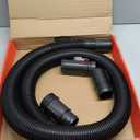 CRAFTSMAN CMXZVBE38763 2-1/2 in. x 7 ft. POS-I-LOCK Wet Dry Vac Hose Attachment Kit, Industrial-Grade Shop Vacuum Replacement Hose, Fits Most Wet/Dry Vacuums with a 2-1/2 in. Diameter