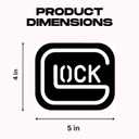 2 x Safe Action Tactical Magnet 5 Removable, Waterproof Vinyl Magnet for Cars, Trucks, and Lockers (Black-White)