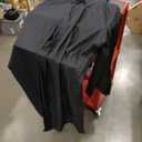 Men's Cosplay Cloak Robe Costume Halloween Tunic Hooded Uniform Size 3XL, Black 